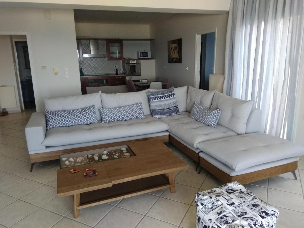 Luxury Seaview Apartment By The Sea Saronida Ngoại thất bức ảnh